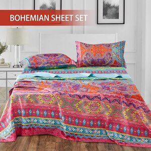 Bohemian Sheet Set Full Boho Bedding